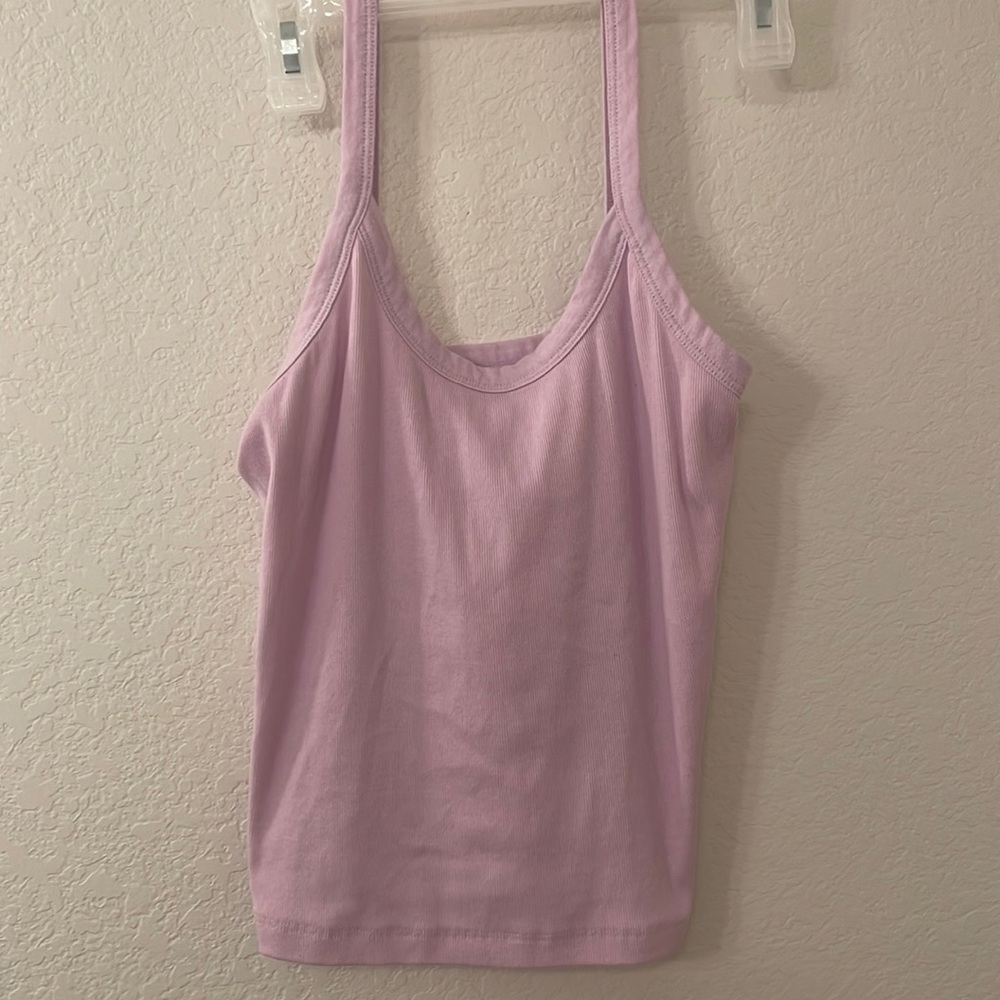 Wild Fable Light Pink Tank Top; Size Large